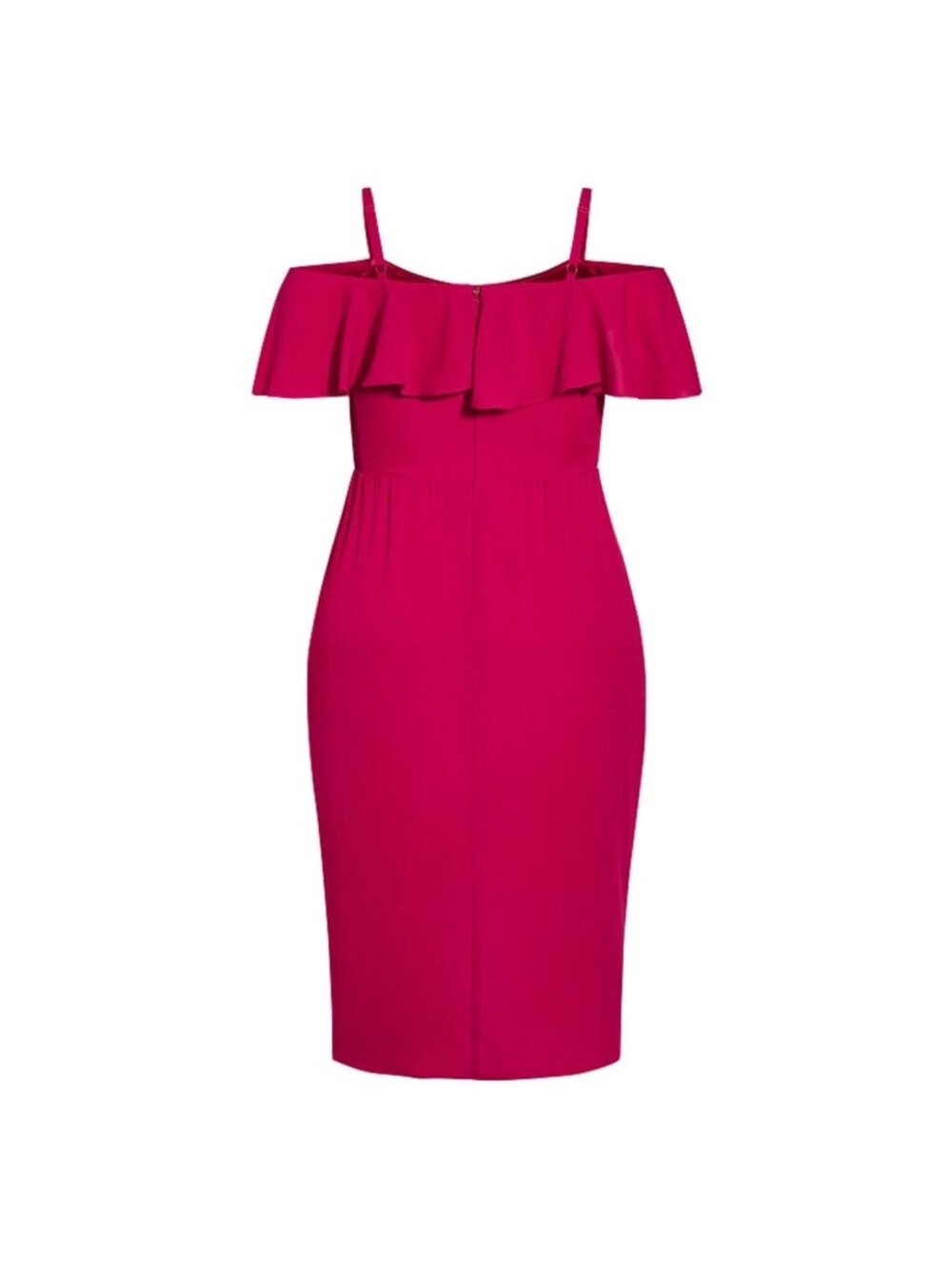 City Chic Flirtation Drape Midi Dress - Picture 4 of 4